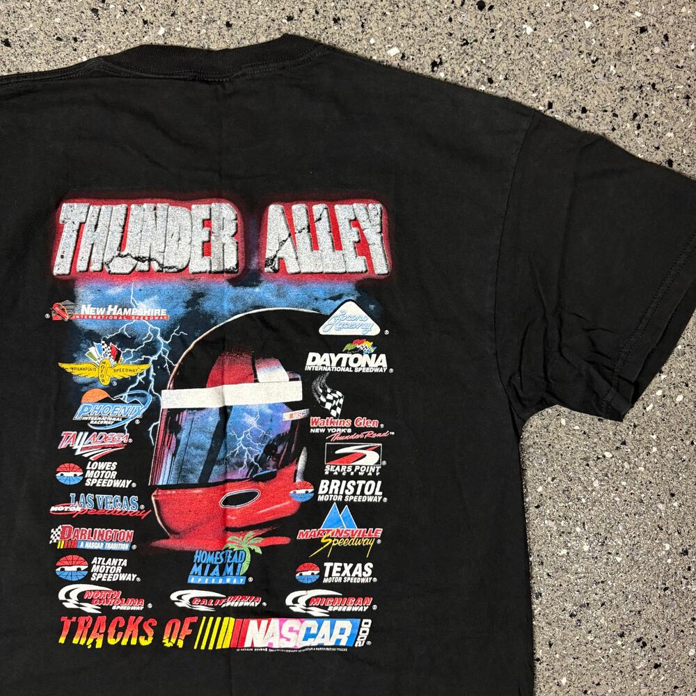 Vintage 2000 Thunder Alley Tracks of Nascar Racing T-shirt